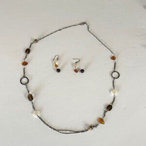 INSPIRANZA NECKLACE AND EARRING SET